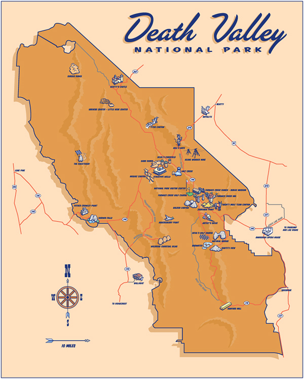United States Map Showing Yellowstone National Park