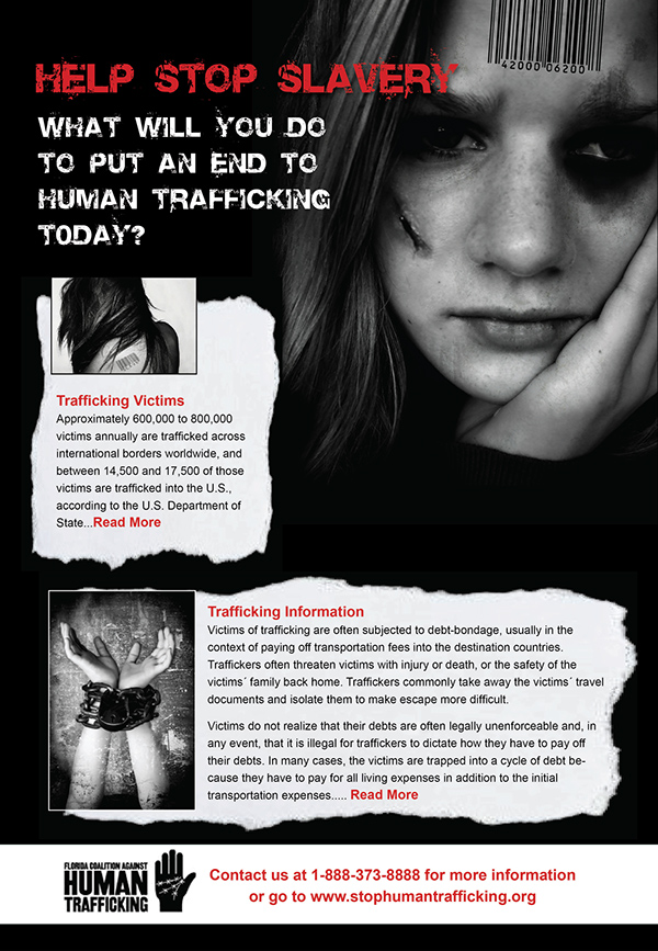 Human trafficking ad