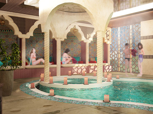Indoor pool for a Hotel (Dubai-UAE) on Behance
