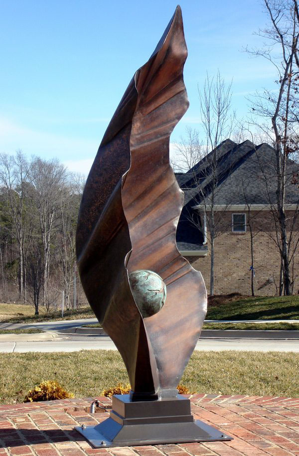 outdoor copper sculpture 2 public art project on Behance