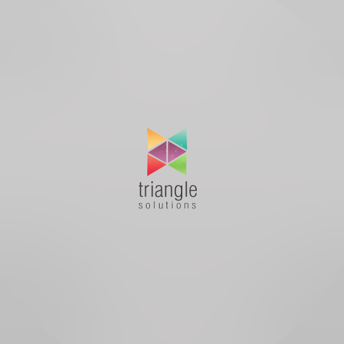 triangle logo on Behance