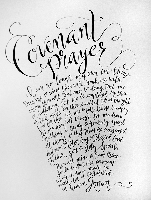 wesleyan covenant prayer on Behance