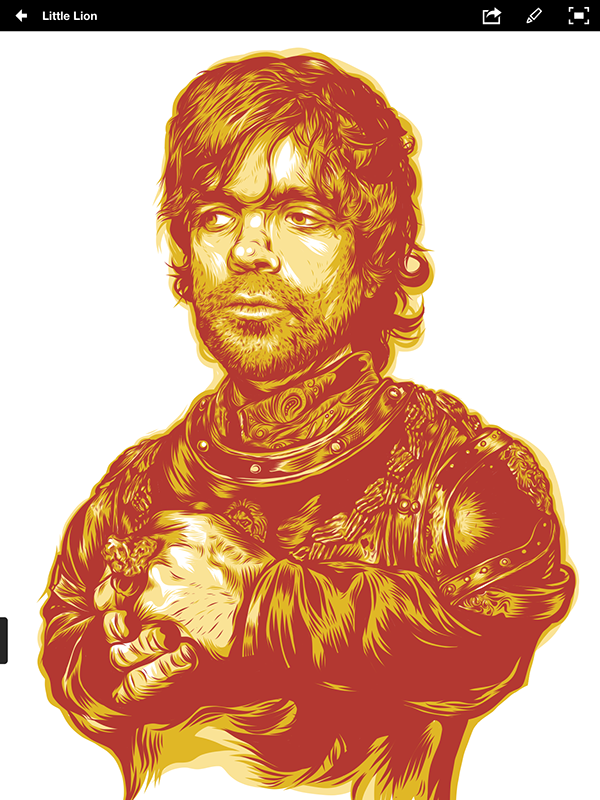 Tyrion Illustration with Nomad Mini 2 av Brian Yap