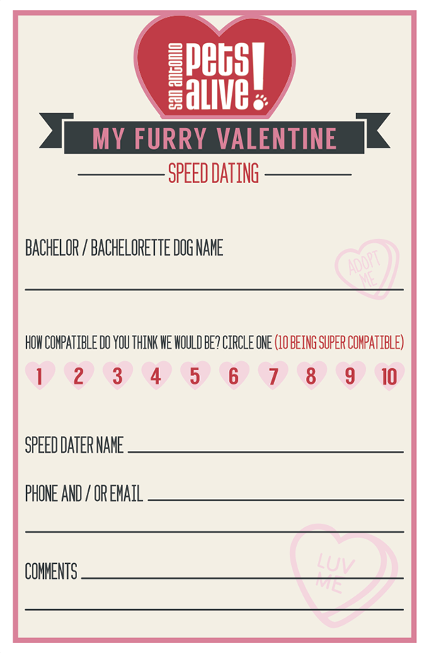 Speed Dating Question Cards