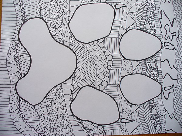 zen doodle coloring pages free - photo #34