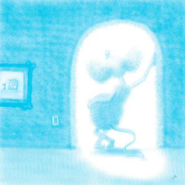 Mouse at the Door