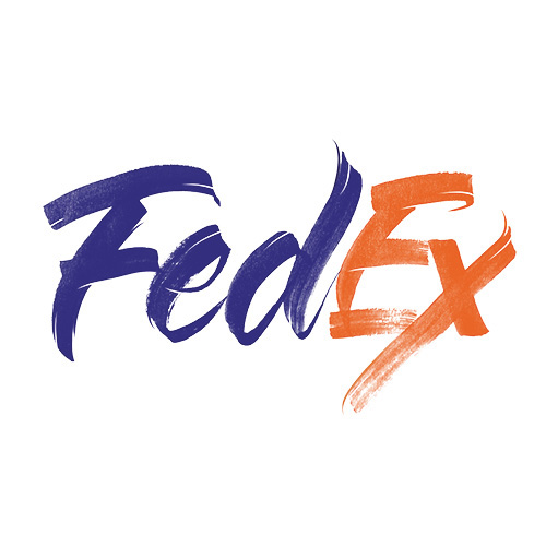 Logo Fedex calligraphié