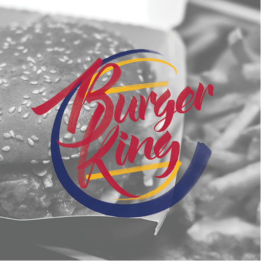 Logos de marque : Burger King calligraphié
