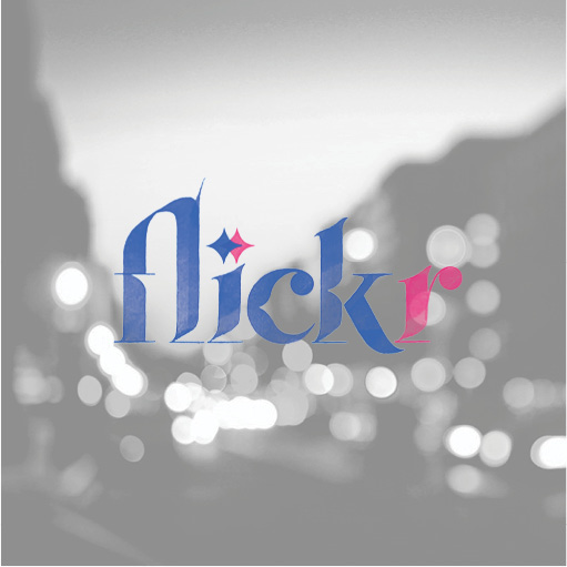 Logos de marque : Flickr calligraphié