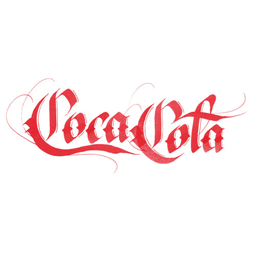 Logo Coca Cola calligraphié