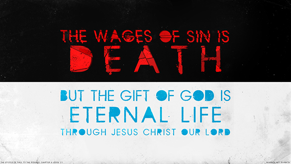 Of sin is death on Behance