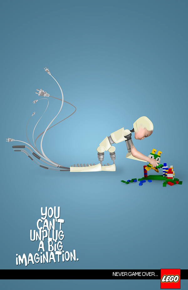 senior thesis  ad campaign for lego on behance