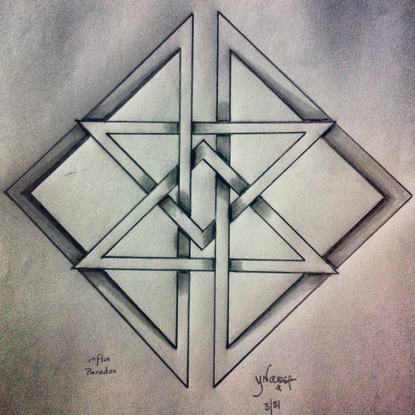 drawing for paper graphite pencil Behance Drawings Geometric on