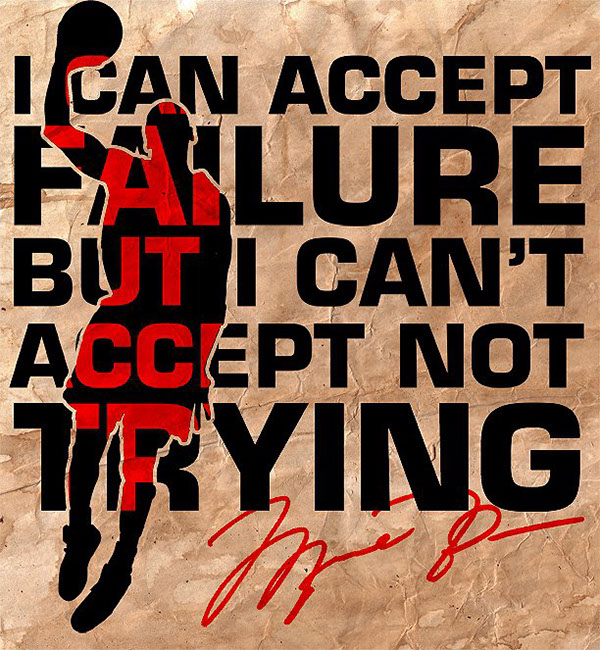 Michael Jordan Quote  Poster Design on Behance
