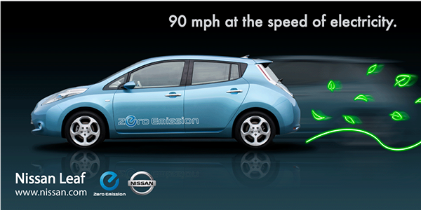 Nissan leaf car ad #6
