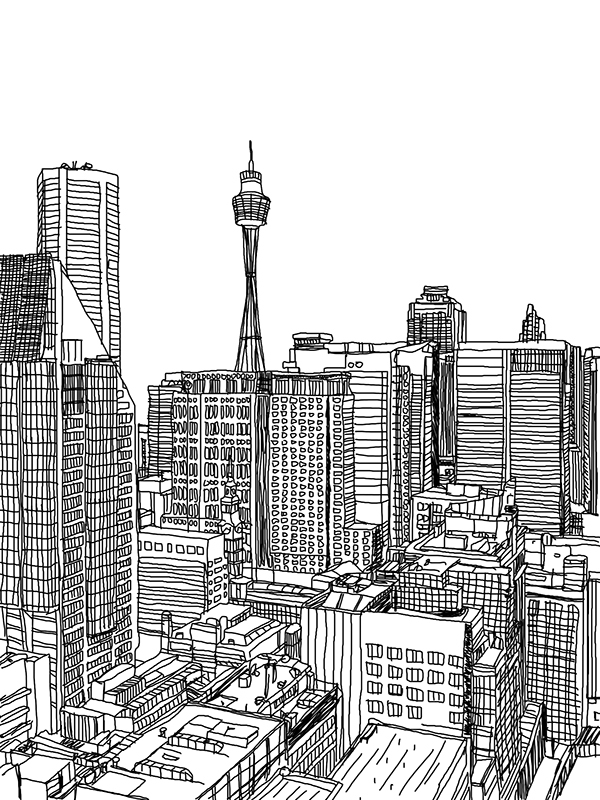 City Drawings and Installation Work on Behance