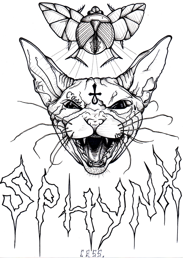 Download Sketch Sphynx Of Egypt Coloring Pages