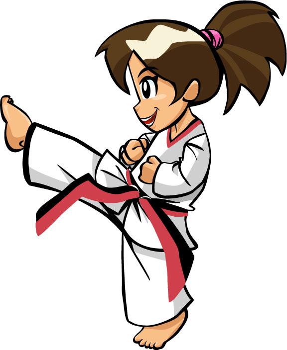 clip art karate girl - photo #30