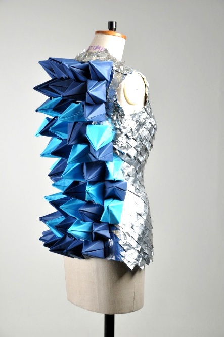 Unconventional materials in Fashion on Behance