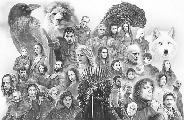 Game of Thrones / collage - Venca Seitl