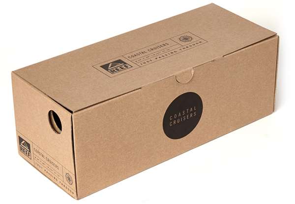 REEF COASTAL CRUISERS  RESRV SHOES PACKAGING on Packaging Design ...
