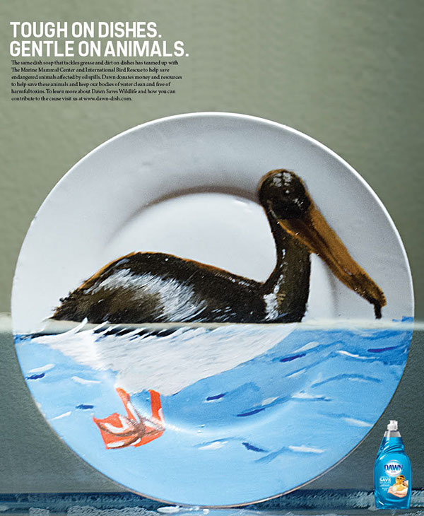 Tough on Dishes. Gentle on Animals. Dawn. on Behance
